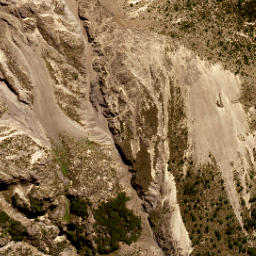 Satellite imagery of Fork Spur, NZ