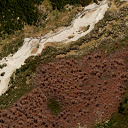 Satellite imagery of Fork Spur, NZ