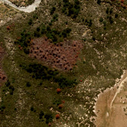Satellite imagery of Fork Spur, NZ