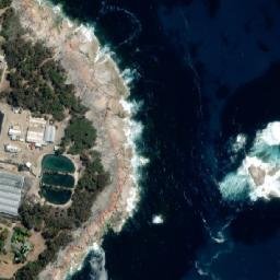 Satellite imagery of Alligator Rock, AU