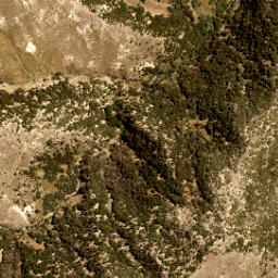 Satellite imagery of Canterbury Spur, NZ