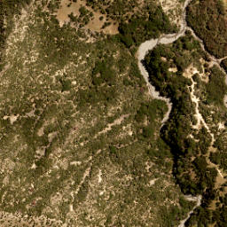Satellite imagery of Canterbury Spur, NZ