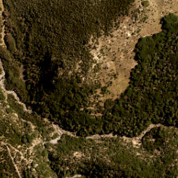 Satellite imagery of Canterbury Spur, NZ
