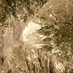 Satellite imagery of Canterbury Spur, NZ