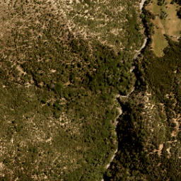 Satellite imagery of Canterbury Spur, NZ