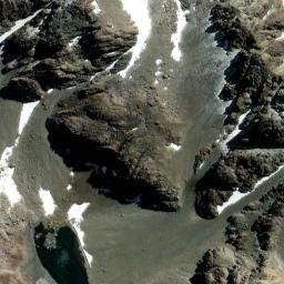 Satellite imagery of Angelus Ridge, NZ