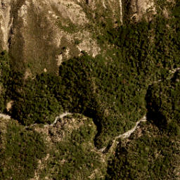 Satellite imagery of Canterbury Spur, NZ