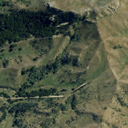 Satellite imagery of Razorback Ridge, NZ