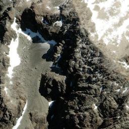 Satellite imagery of Angelus Ridge, NZ