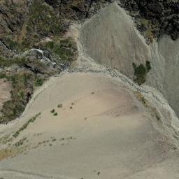 Satellite imagery of Angelus Ridge, NZ