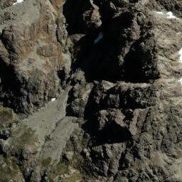 Satellite imagery of Angelus Ridge, NZ