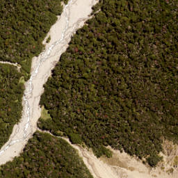 Satellite imagery of Fifteen Mile Spur, NZ