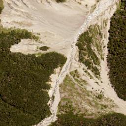 Satellite imagery of Fifteen Mile Spur, NZ