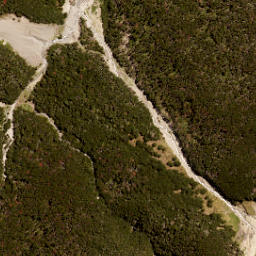 Satellite imagery of Fifteen Mile Spur, NZ