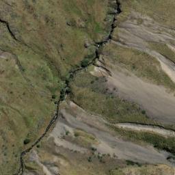 Satellite imagery of Saw Spur, NZ