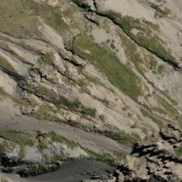 Satellite imagery of Saw Spur, NZ