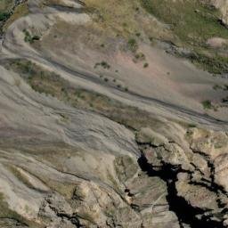 Satellite imagery of Saw Spur, NZ