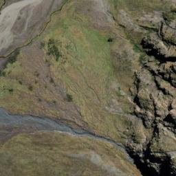 Satellite imagery of Saw Spur, NZ
