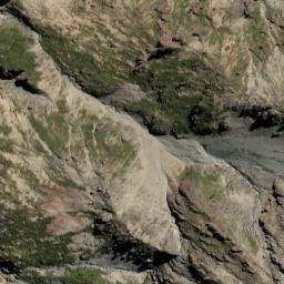 Satellite imagery of Saw Spur, NZ