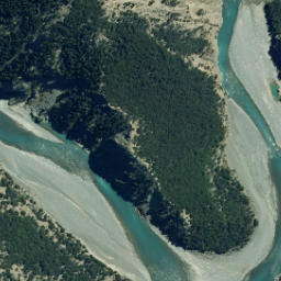 Satellite imagery of Bobs Spur, NZ
