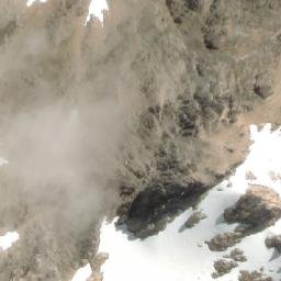 Satellite imagery of Cerro Aguja Norte, CL