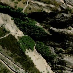 Satellite imagery of Stafford Ridge, NZ