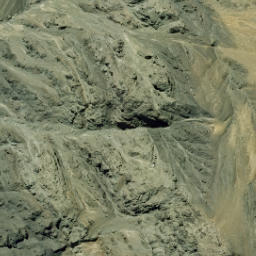Satellite imagery of Scarecrow Spur, NZ