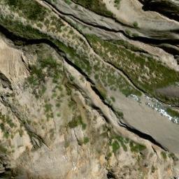 Satellite imagery of Stafford Ridge, NZ