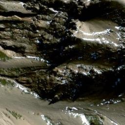 Satellite imagery of Stafford Ridge, NZ