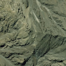 Satellite imagery of Scarecrow Spur, NZ