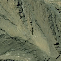 Satellite imagery of Scarecrow Spur, NZ