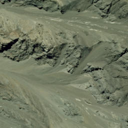Satellite imagery of Scarecrow Spur, NZ