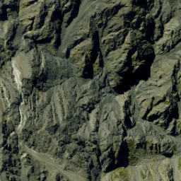 Satellite imagery of The Black Spur, NZ