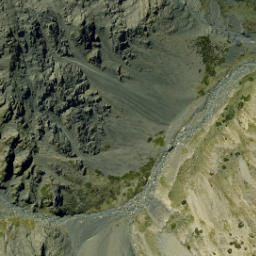 Satellite imagery of The Black Spur, NZ