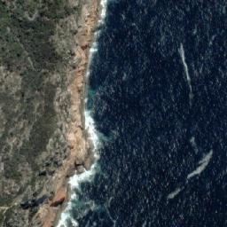 Satellite imagery of Cape Tourville, AU