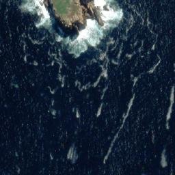 Satellite imagery of Cape Tourville, AU