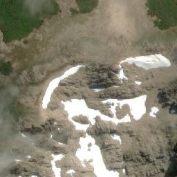 Satellite imagery of Cerro Cuevas, AR