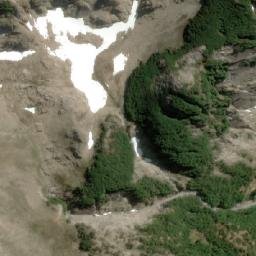 Satellite imagery of Cerro Cuevas, AR