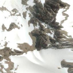 Satellite imagery of Cerro Aguja Sur, AR