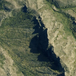Satellite imagery of Fidget Spur, NZ