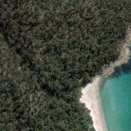 Satellite imagery of The Hazards, AU