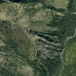 Satellite imagery of Saint Bernard Spur, NZ