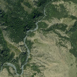 Satellite imagery of Saint Bernard Spur, NZ