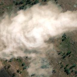 Satellite imagery of Mount Bruche, AU