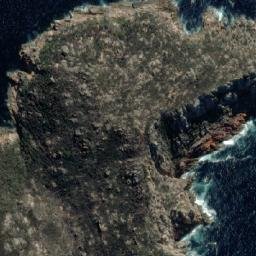 Satellite imagery of Cape Forestier, AU