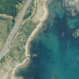 Satellite imagery of Paparoa Point, NZ
