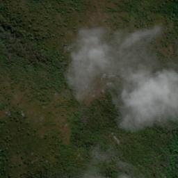 Satellite imagery of Mount Strahan, AU