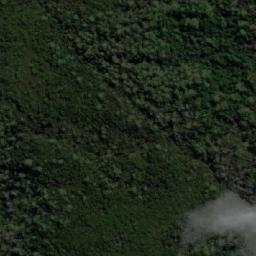 Satellite imagery of Mount Strahan, AU