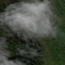Satellite imagery of Mount Strahan, AU