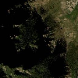 Satellite imagery of Mount Darwin, AU